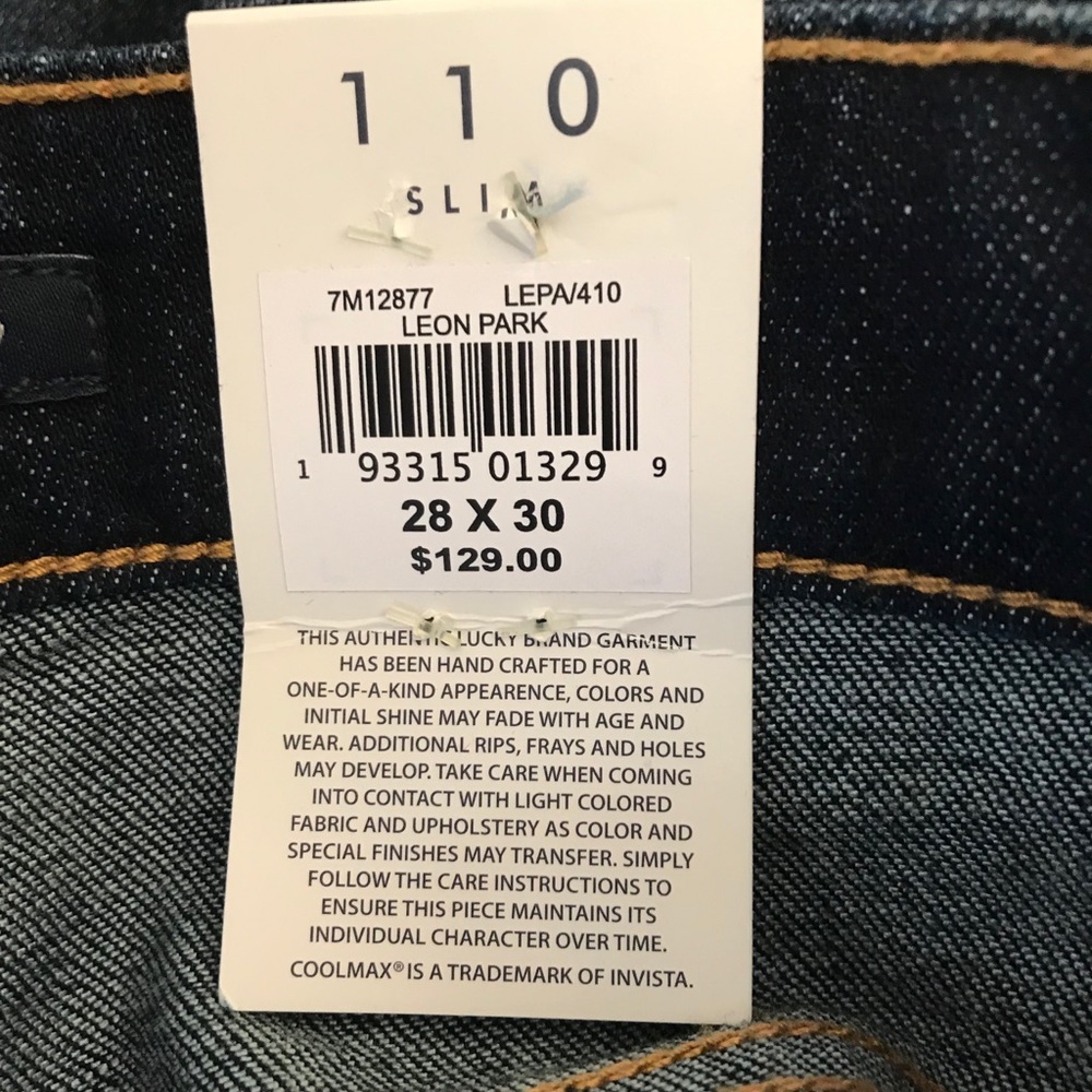 110 Slim Coolmax Stretch Jean - Picture 7 of 8